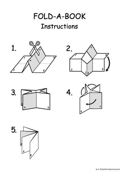 Instructions for book folding