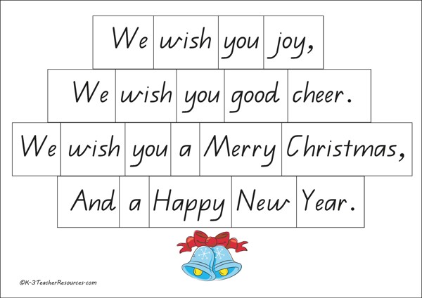 We Wish you a Merry Christmas Song - K-3 Teacher Resources K-3 Teacher Resources