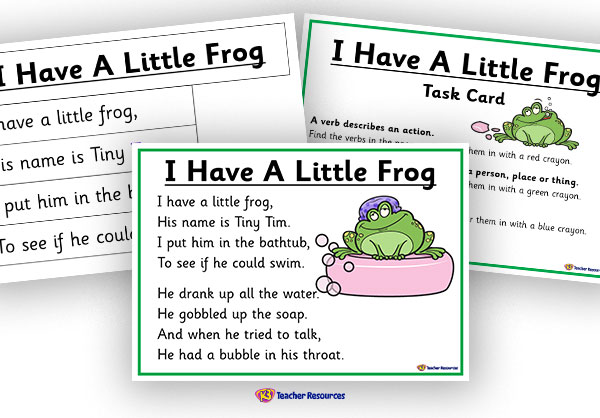 I Have A Little Frog Poem